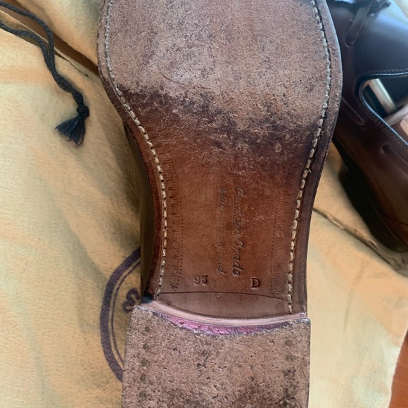 Churchs Kingsley Brown Polished Loafer England Custom Grade Leather, Size 10.5 C - Picture 3 of 7